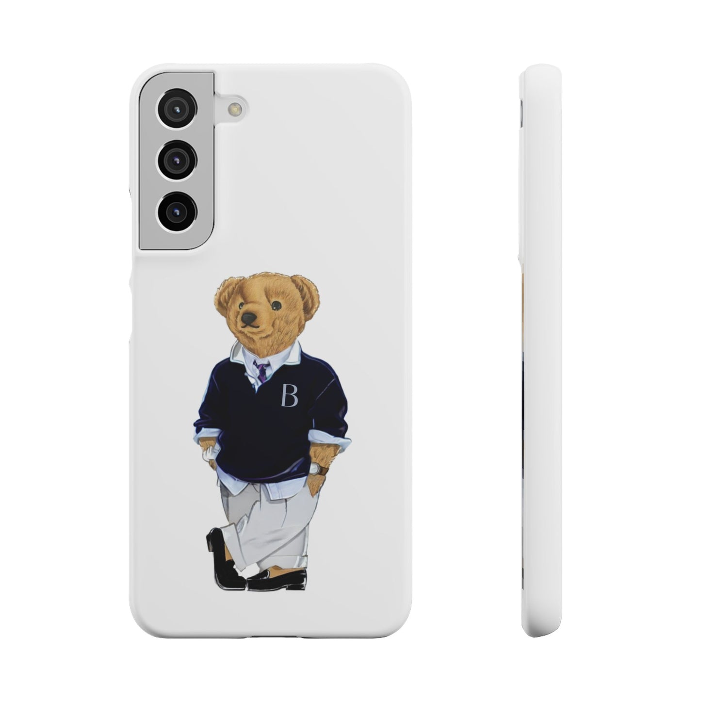 White Bear Snap Case – Bold & Stylish