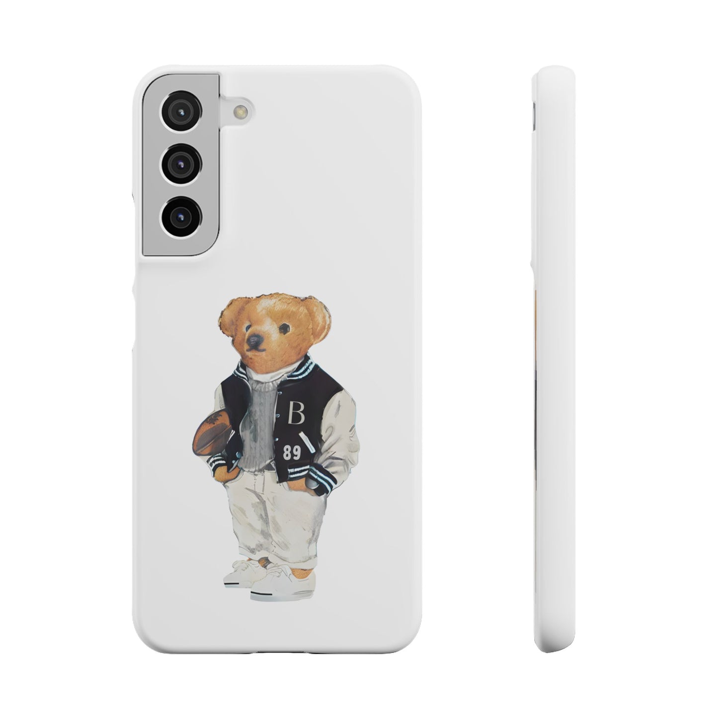 White Bear Snap Case – Bold & Stylish