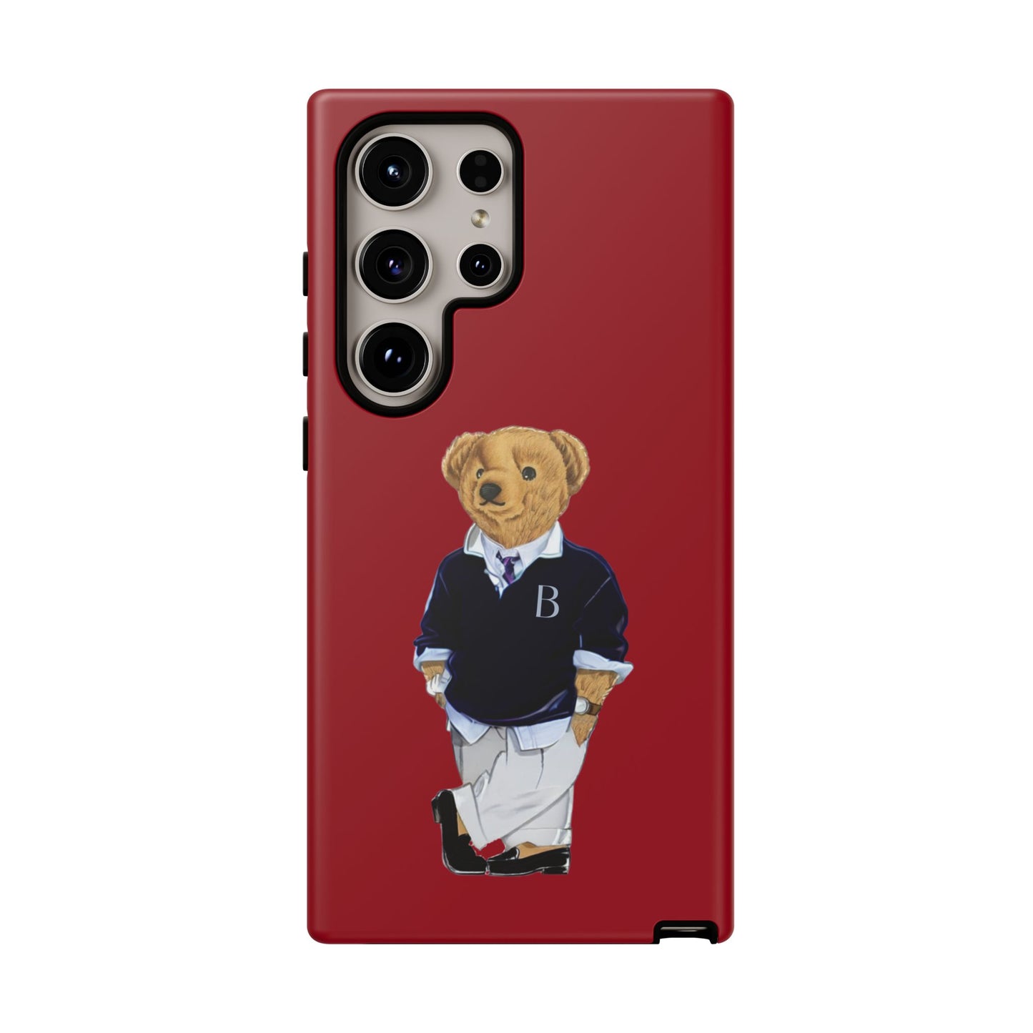 Red Bear Though Phone Case