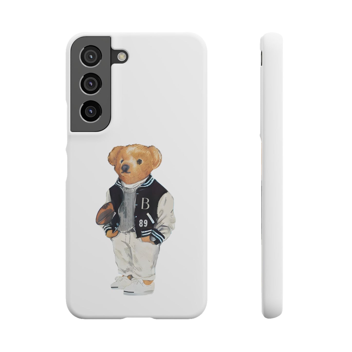 White Bear Snap Case – Bold & Stylish