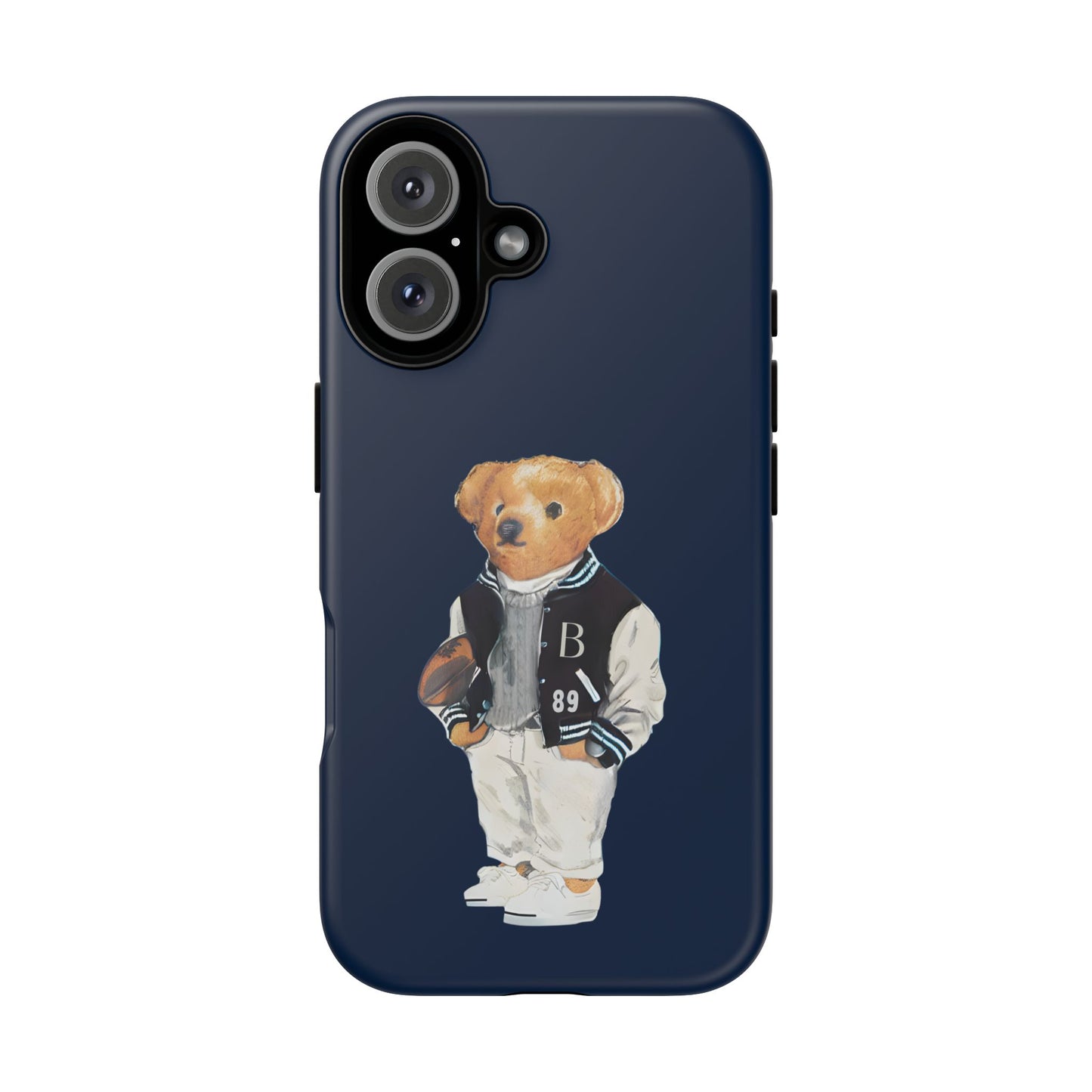 Dark Blue Tough Bear Phone Case