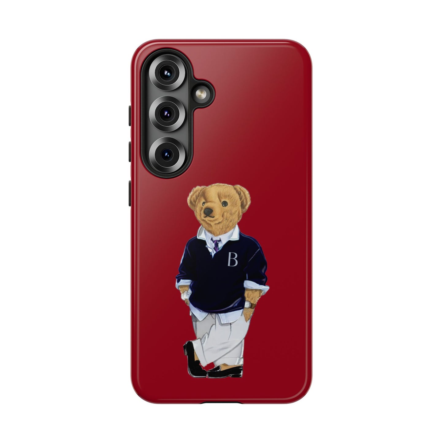 Red Bear Though Phone Case