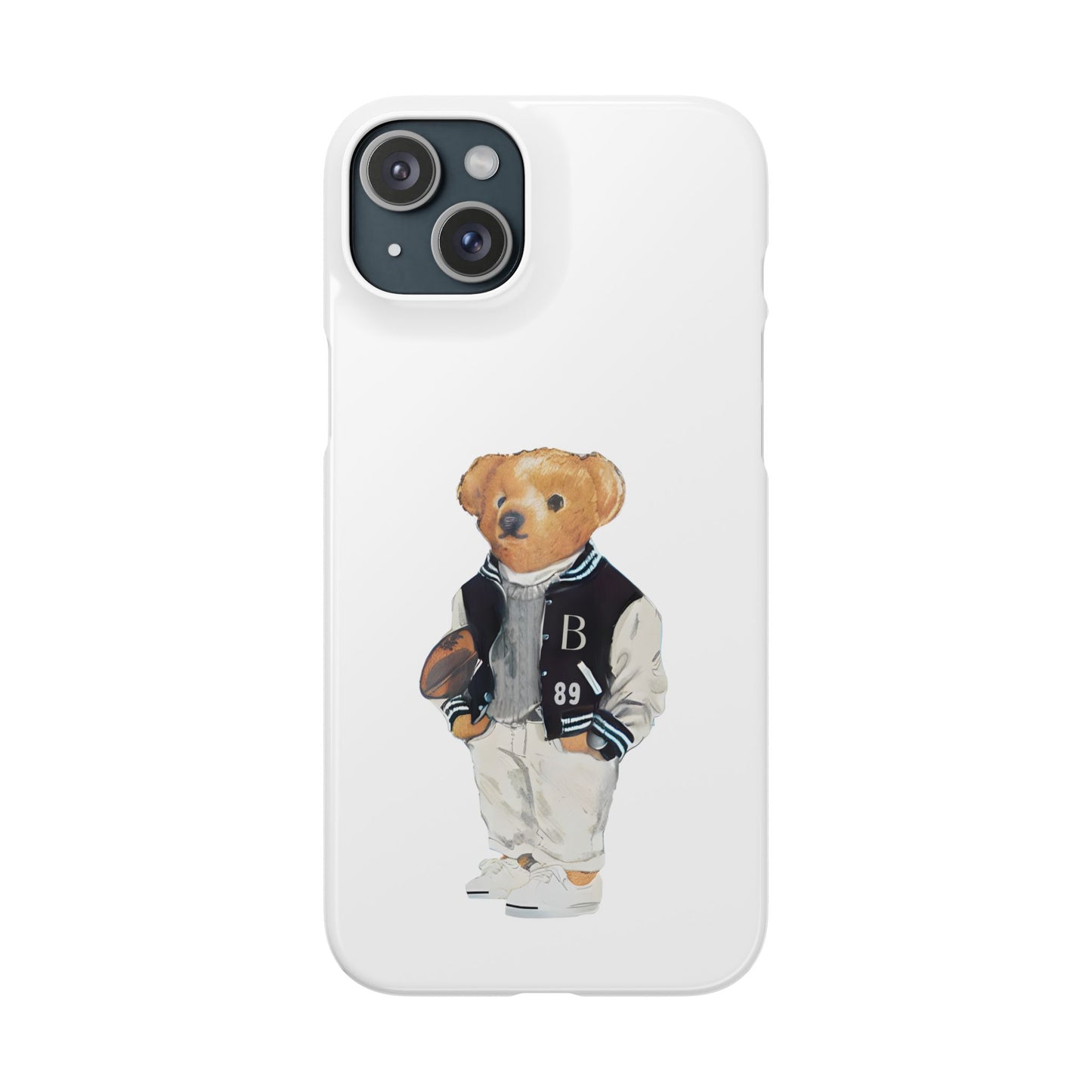 White Bear Snap Case – Bold & Stylish