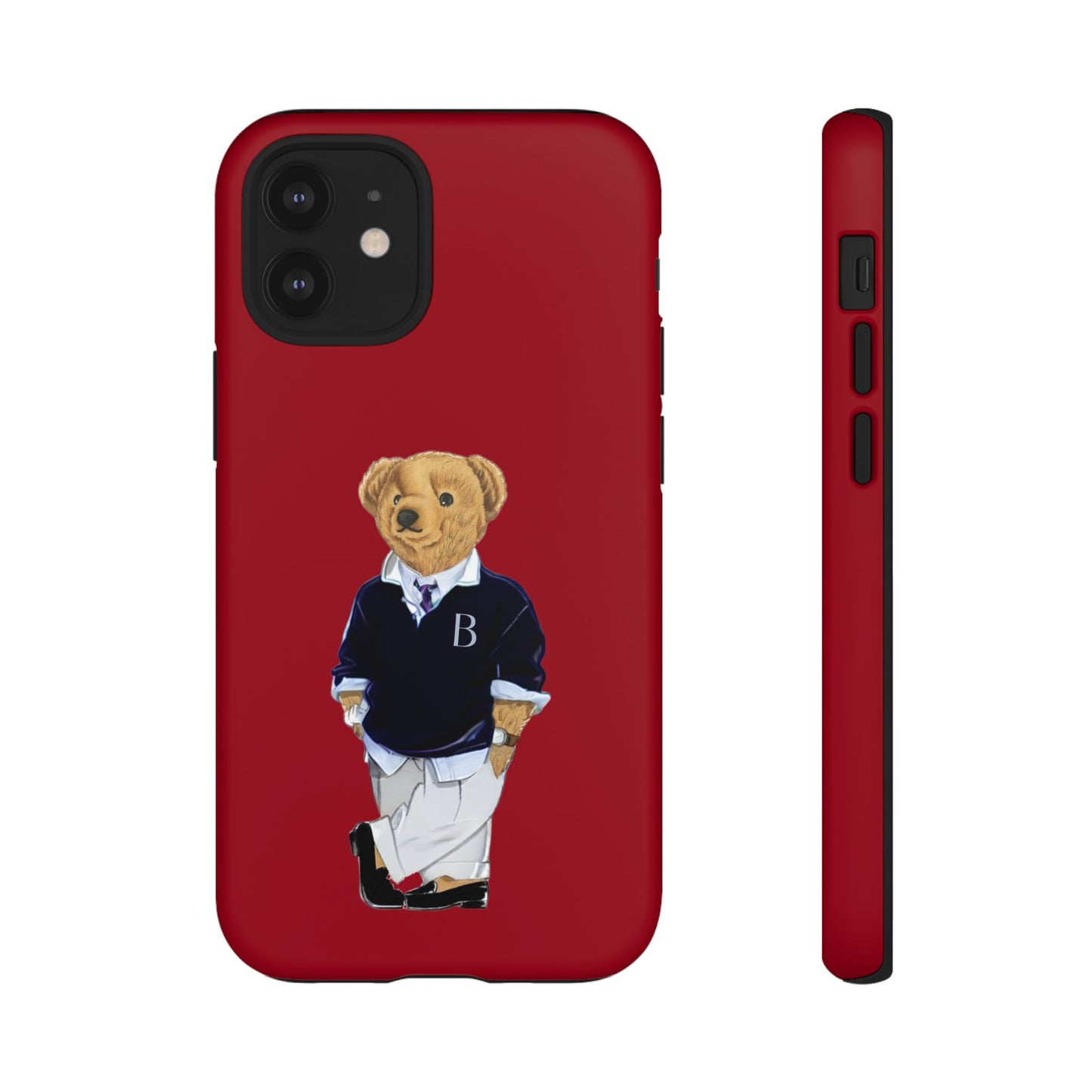 Red Bear Though Phone Case