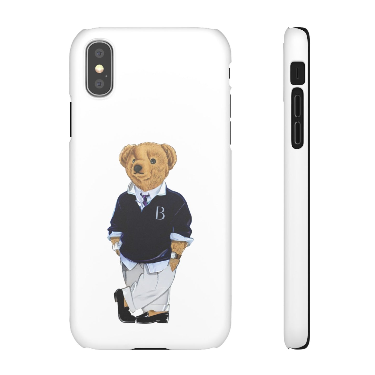 White Bear Snap Case – Bold & Stylish