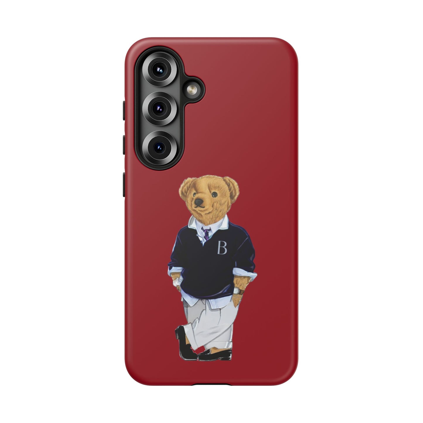 Red Bear Though Phone Case