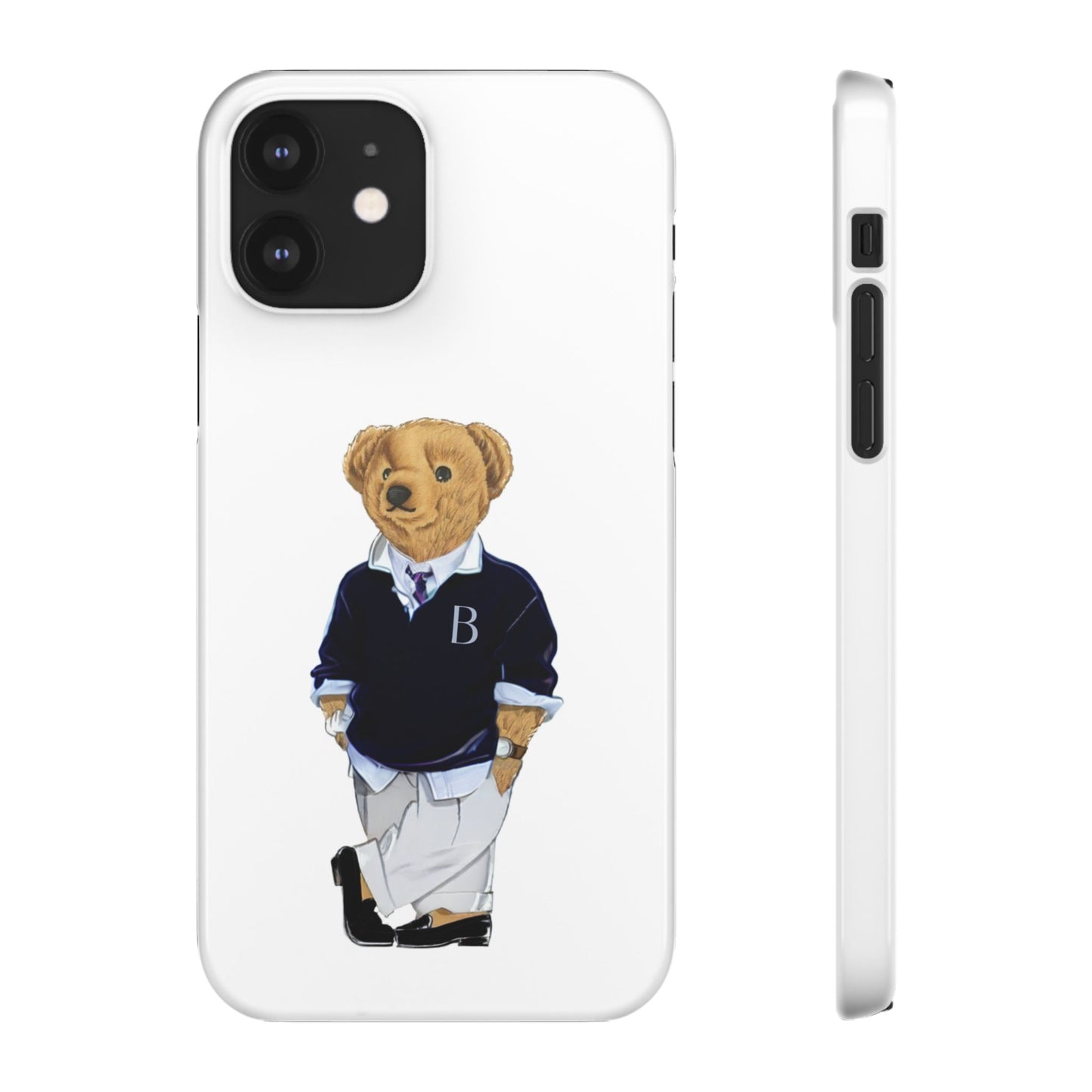 White Bear Snap Case – Bold & Stylish