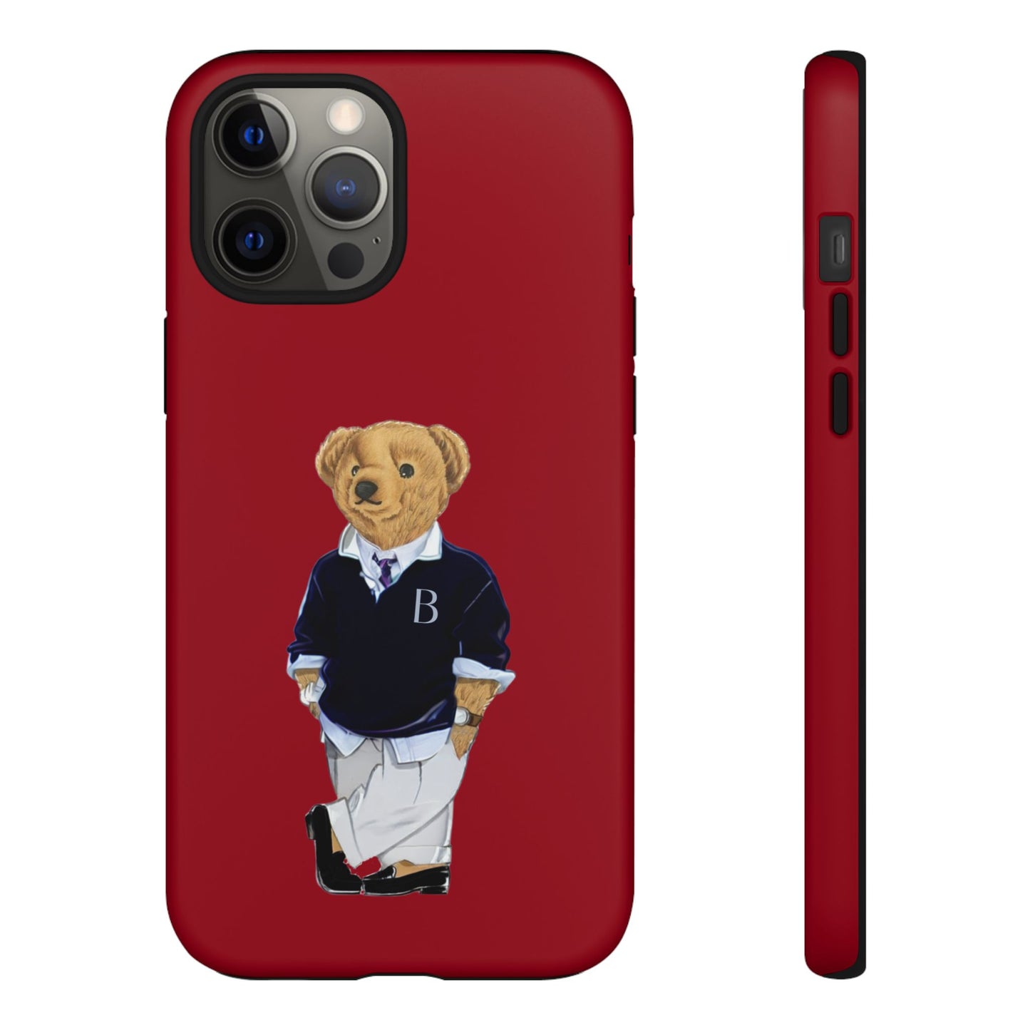 Red Bear Though Phone Case