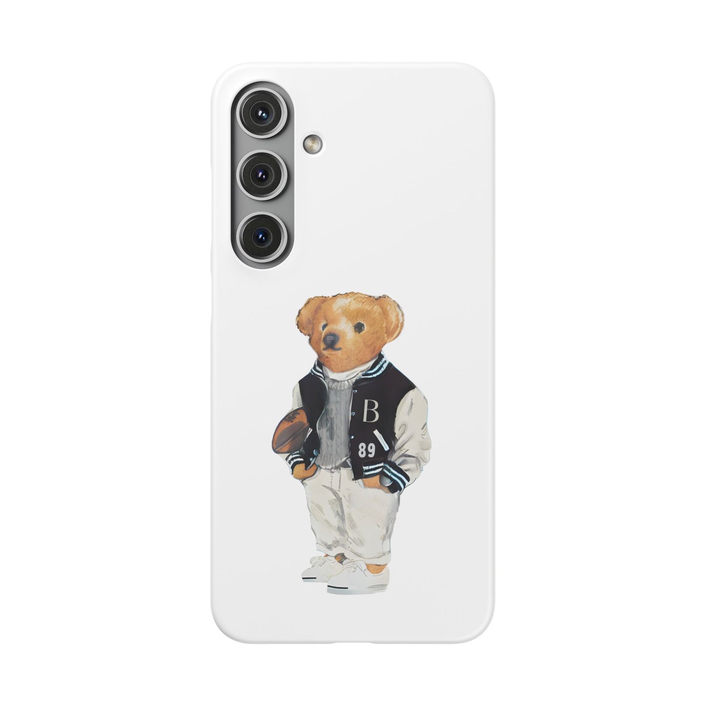 White Bear Snap Case – Bold & Stylish