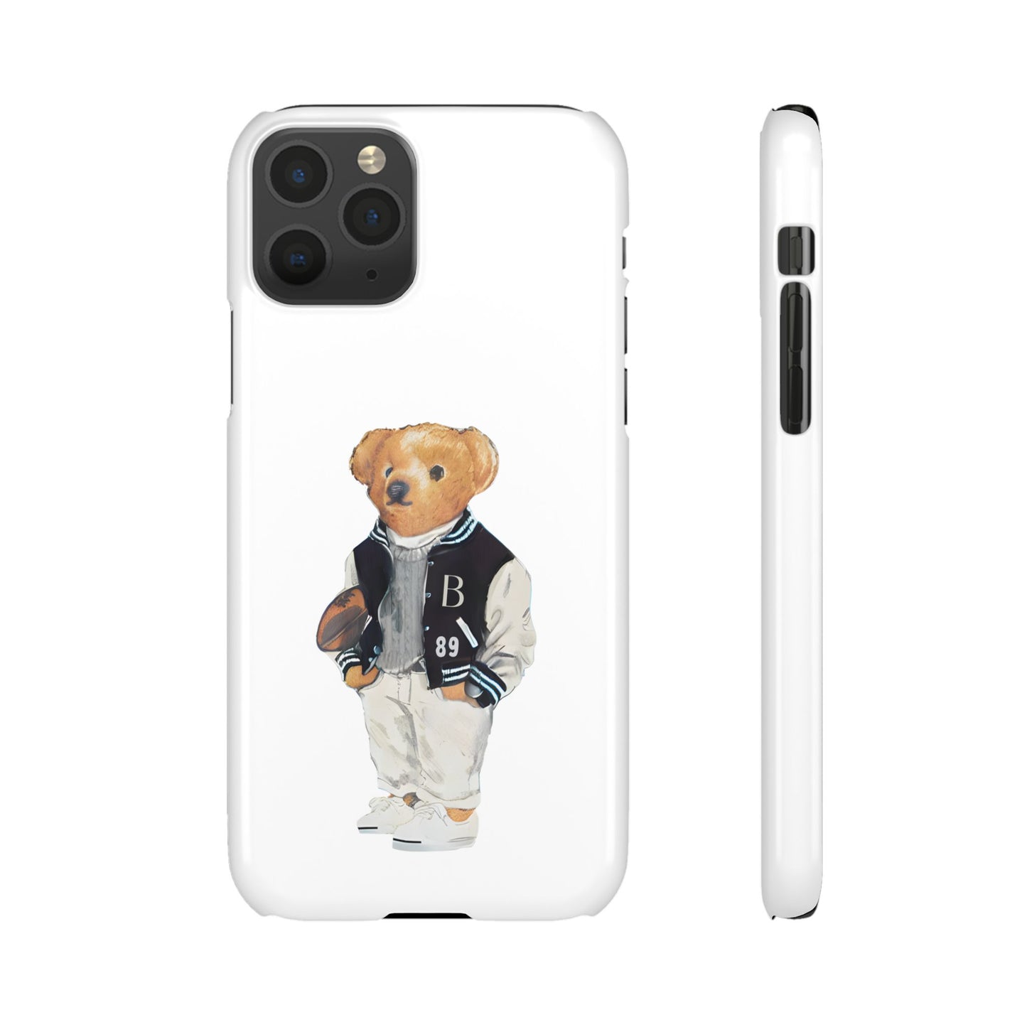 White Bear Snap Case – Bold & Stylish