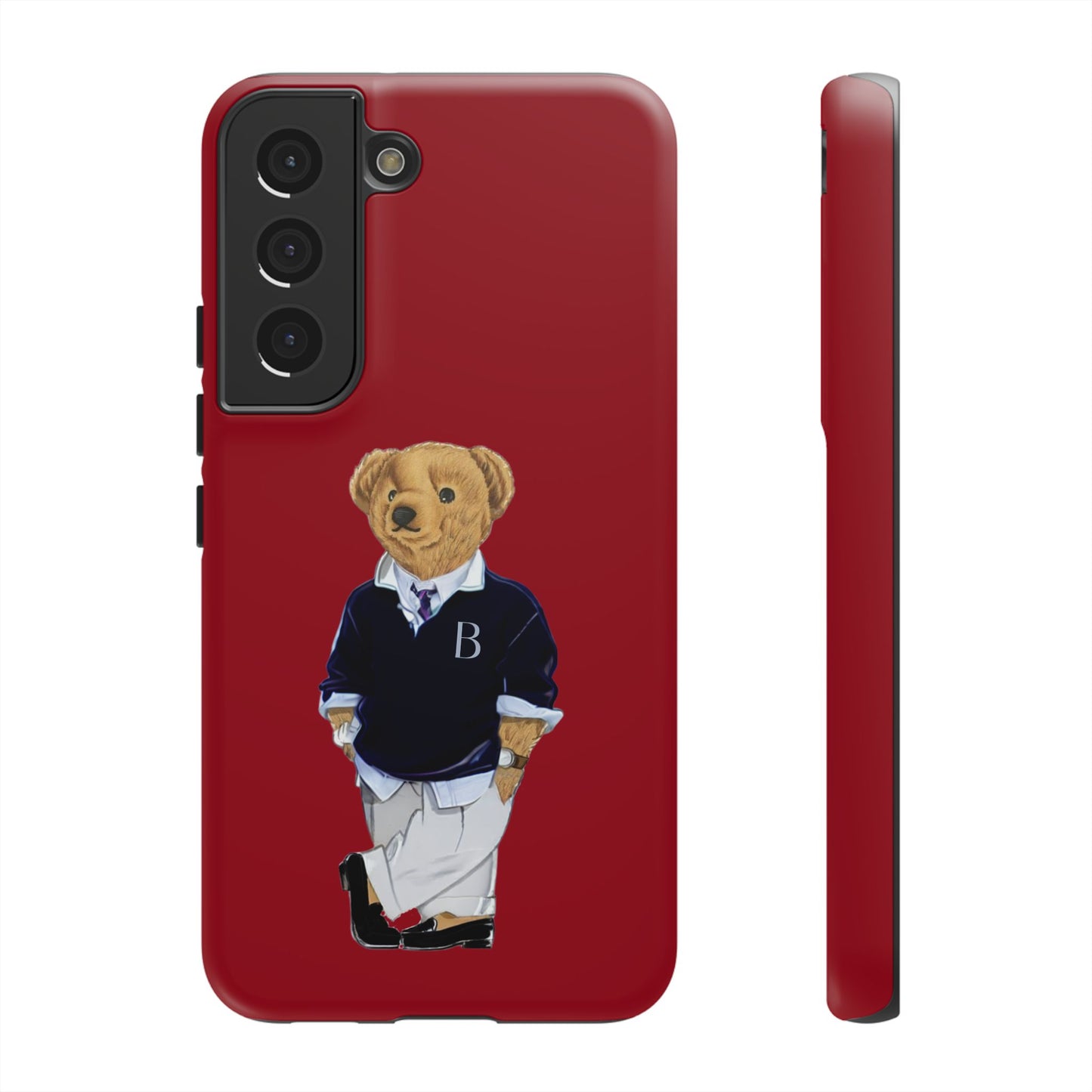 Red Bear Though Phone Case