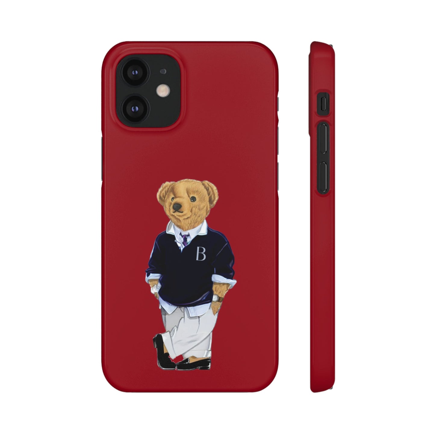 Red Bear Snap Case – Bold & Stylish