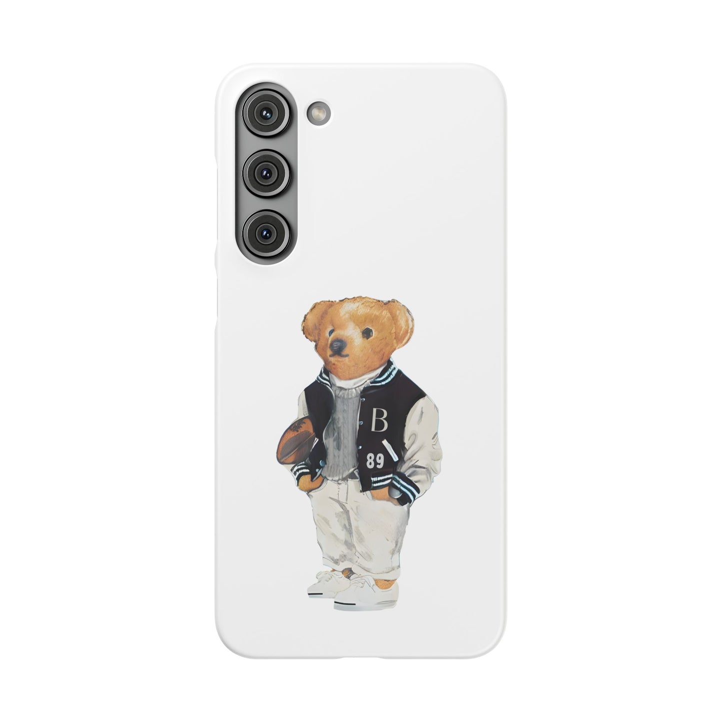 White Bear Snap Case – Bold & Stylish