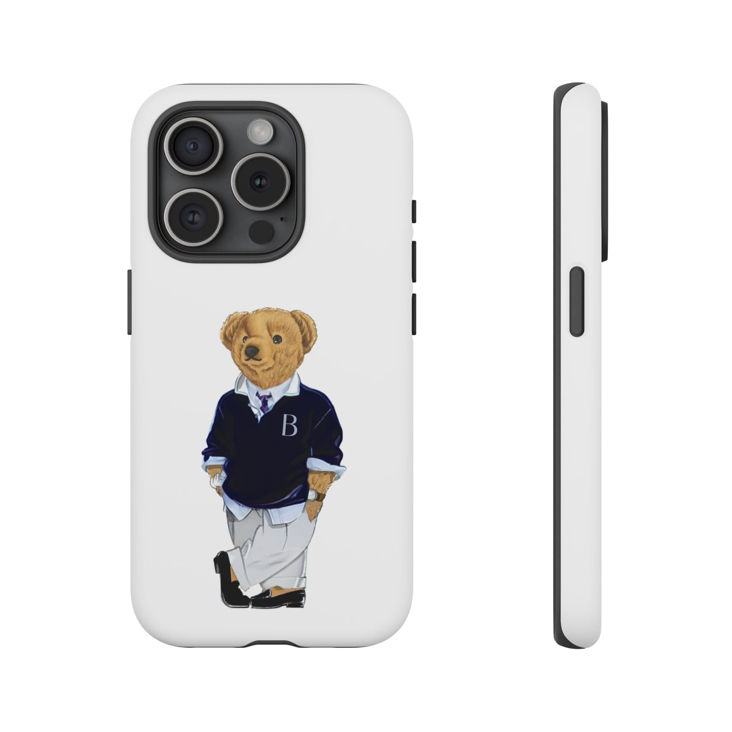 White Bear Though Phone Case