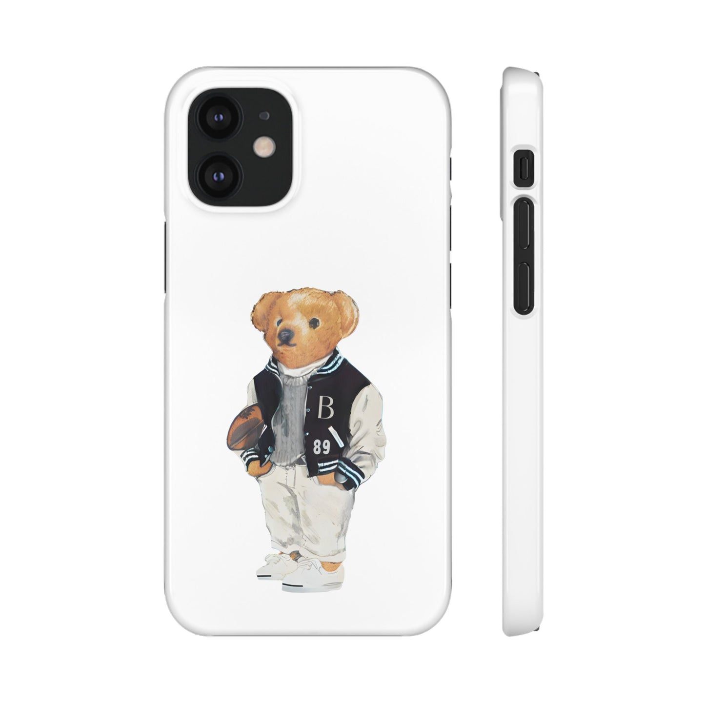 White Bear Snap Case – Bold & Stylish