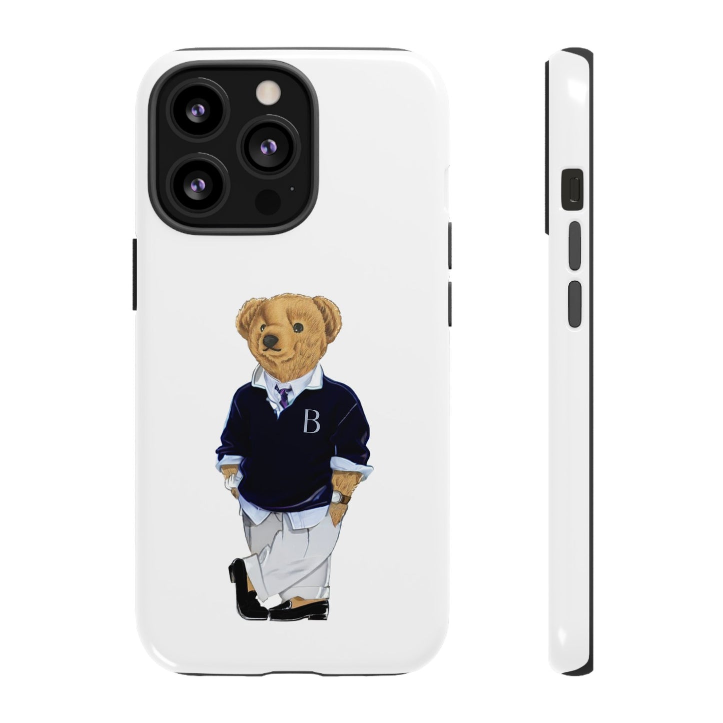 White Bear Though Phone Case