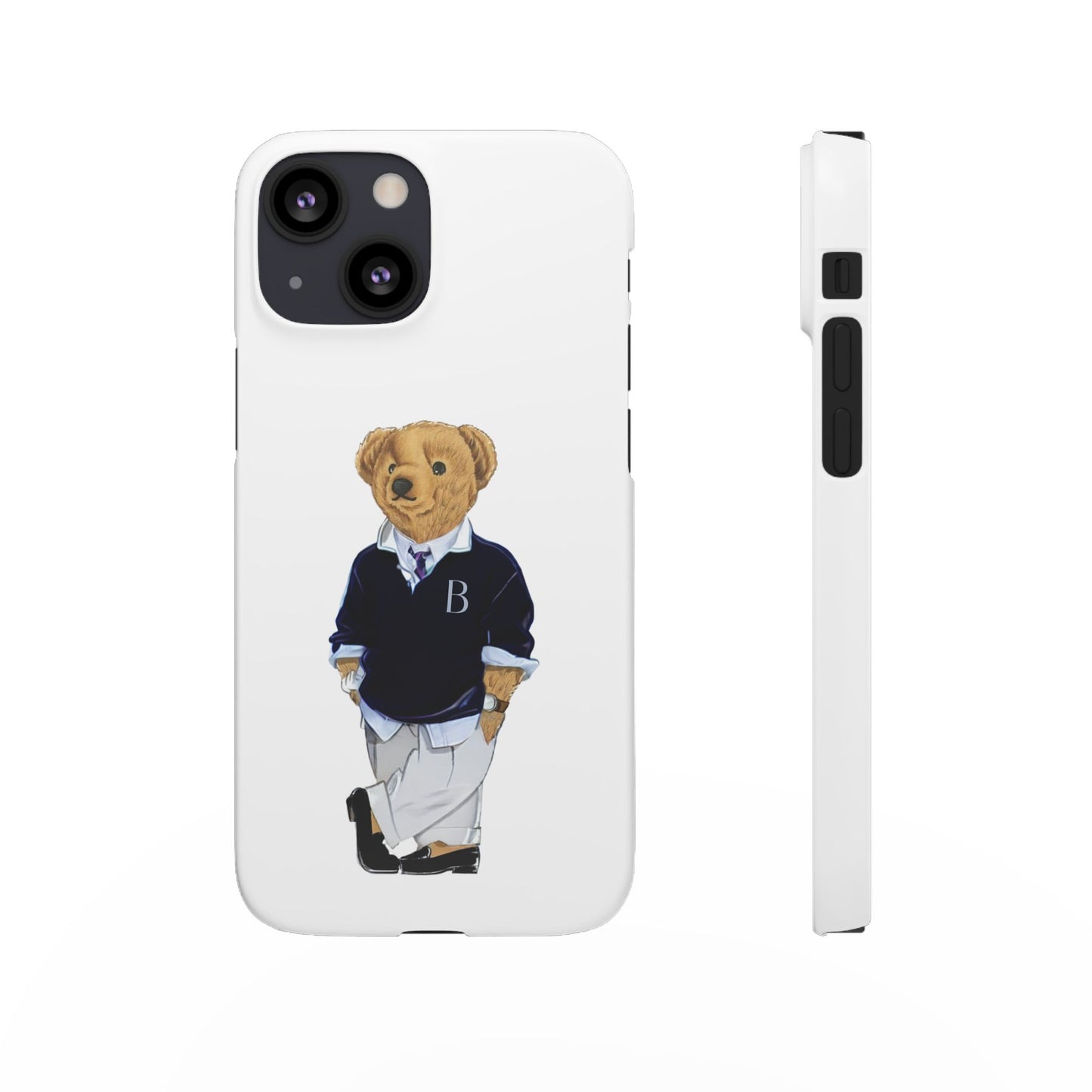 White Bear Snap Case – Bold & Stylish