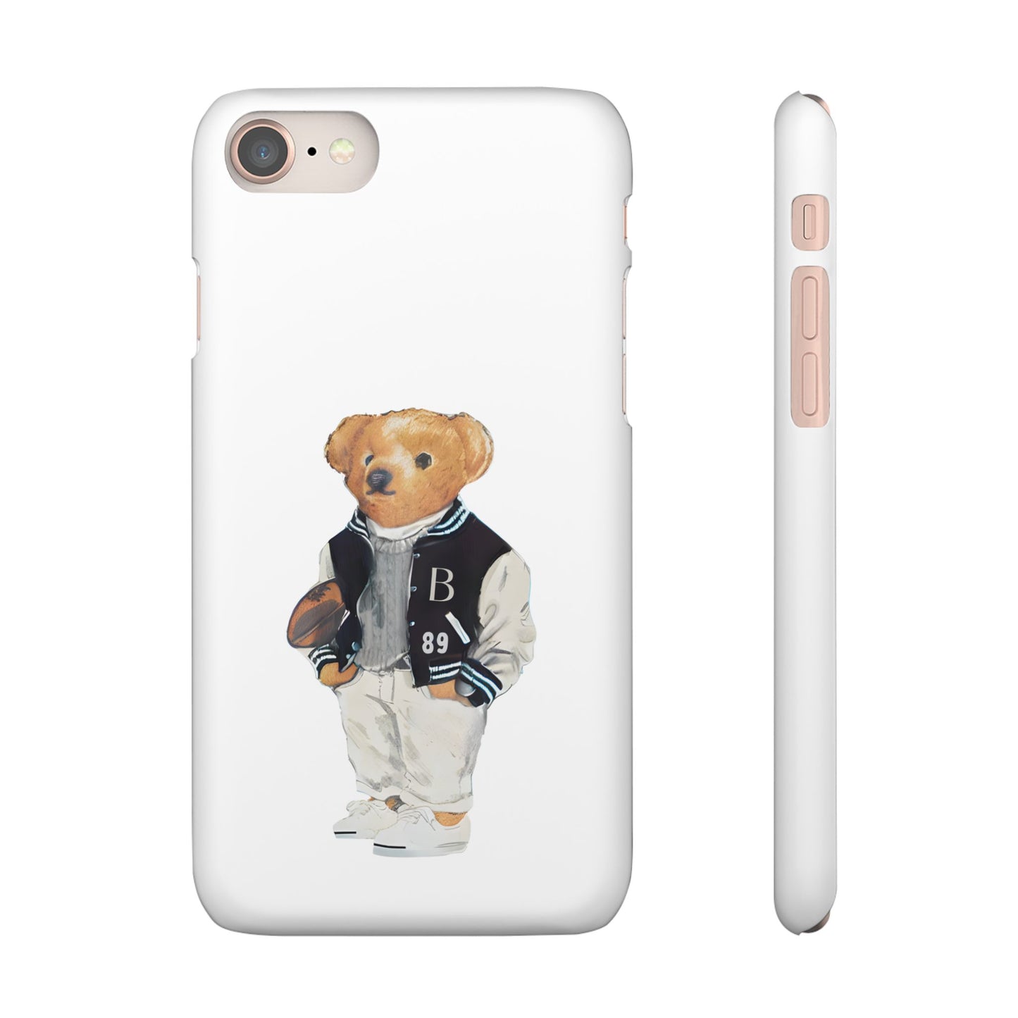 White Bear Snap Case – Bold & Stylish