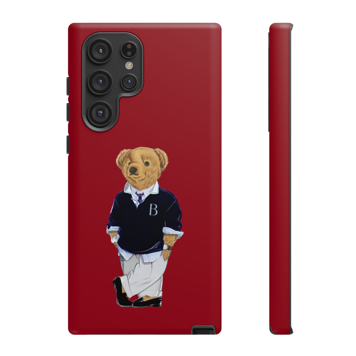 Red Bear Though Phone Case