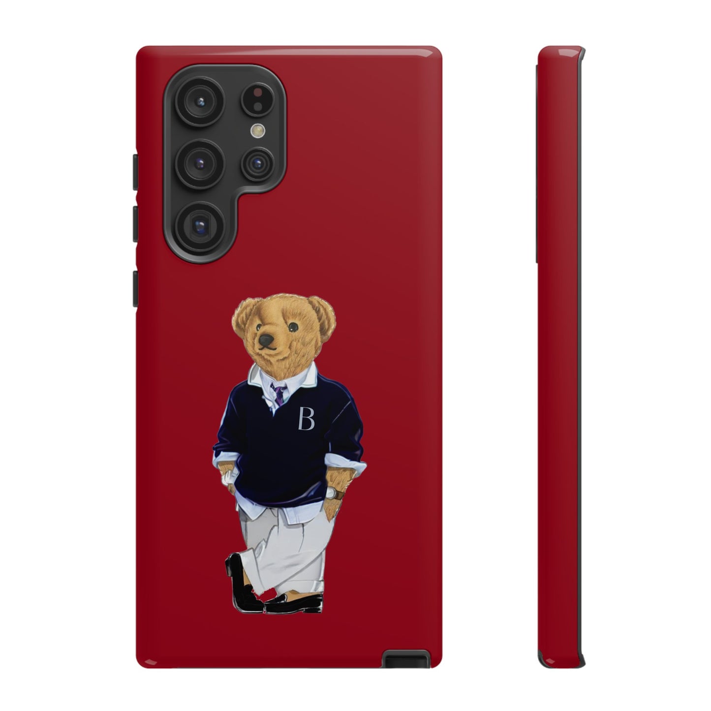 Red Bear Though Phone Case