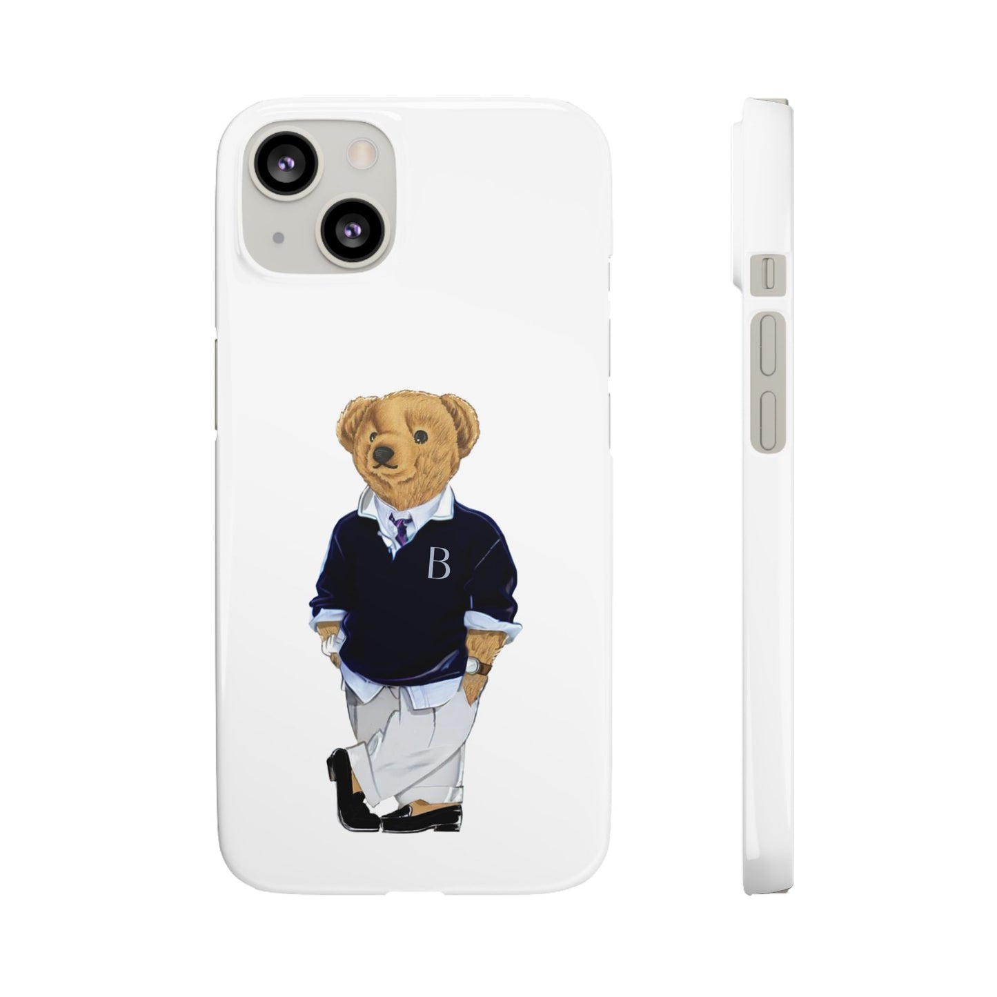 White Bear Snap Case – Bold & Stylish