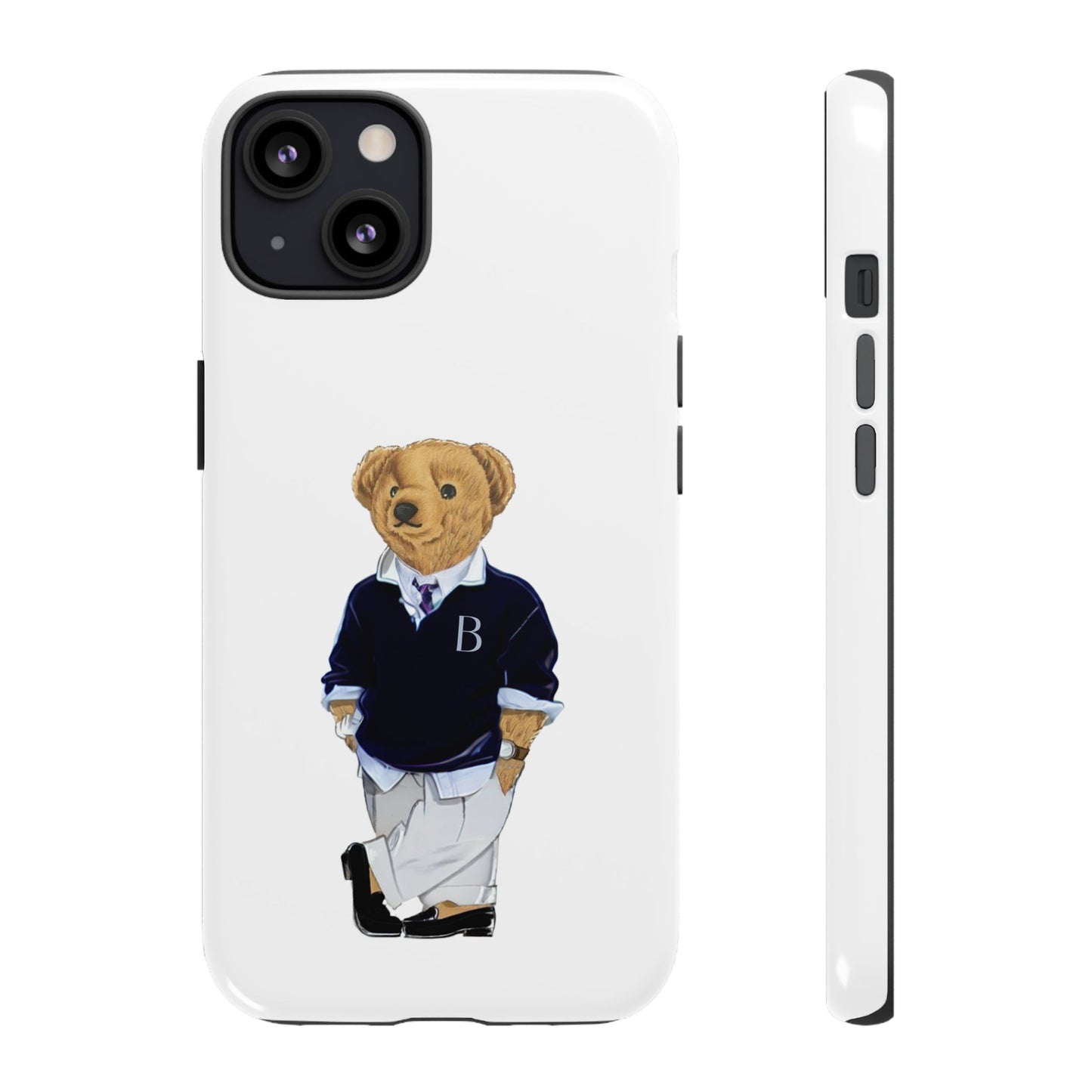 White Bear Though Phone Case