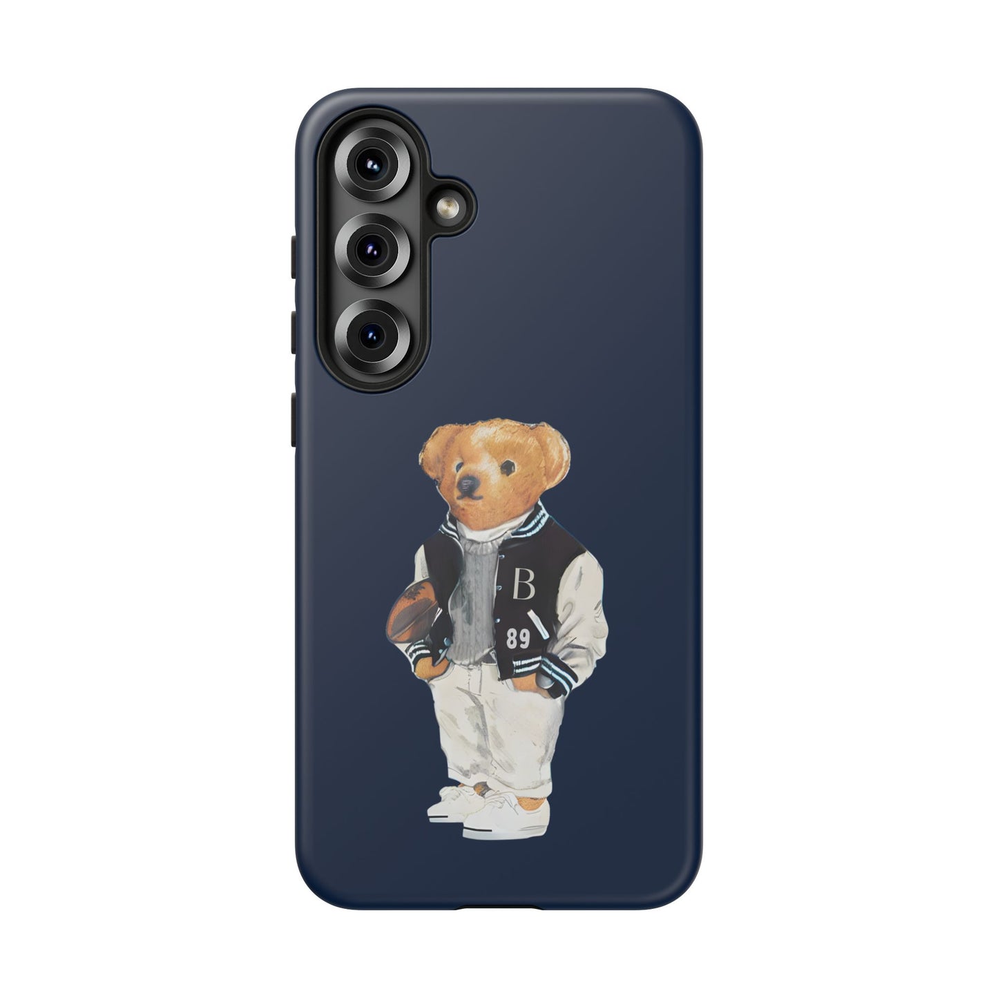 Dark Blue Tough Bear Phone Case