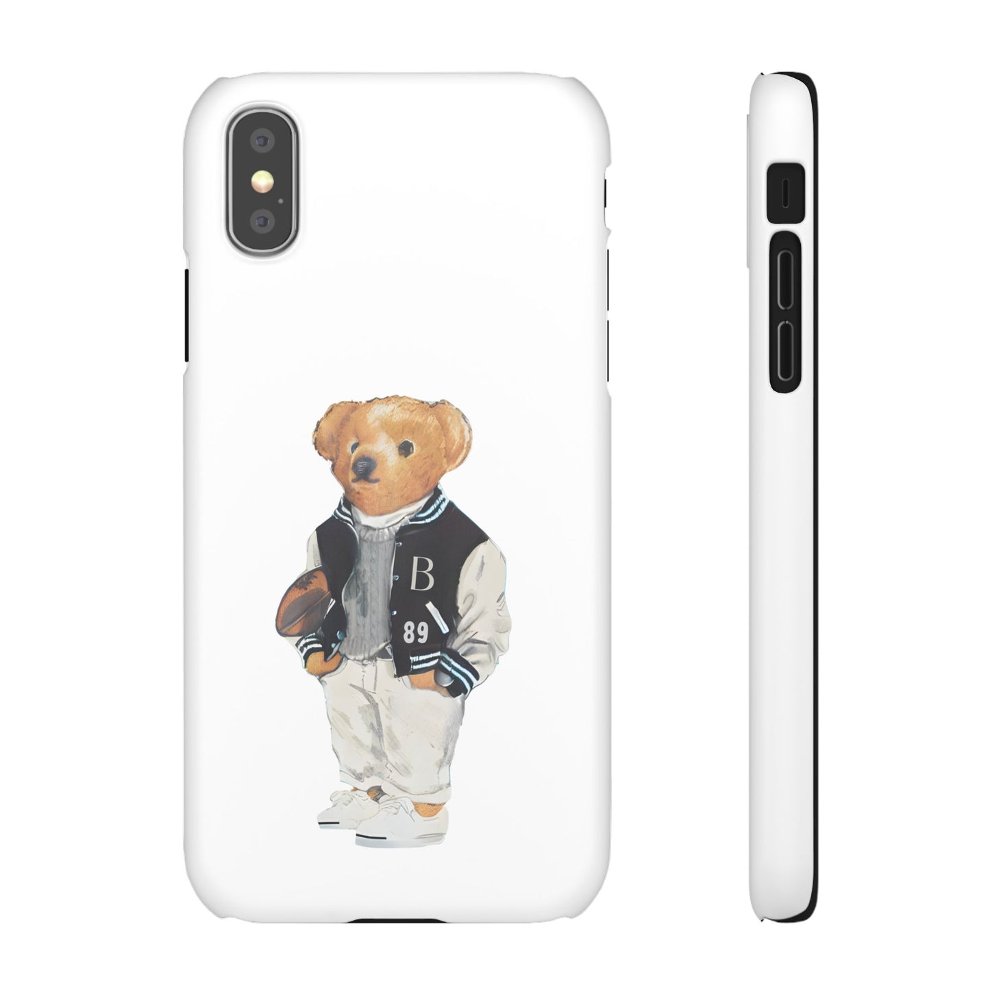 White Bear Snap Case – Bold & Stylish