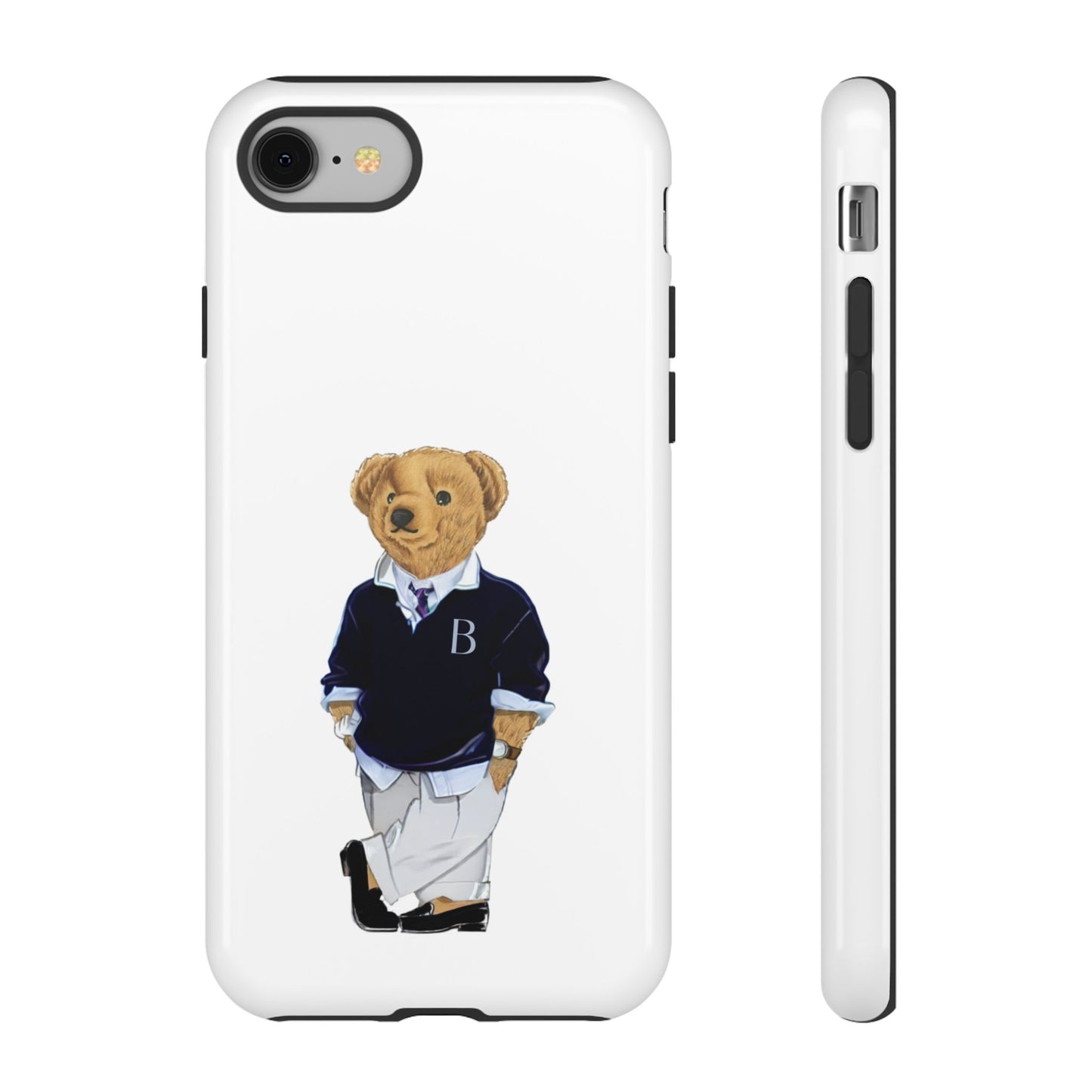 White Bear Though Phone Case