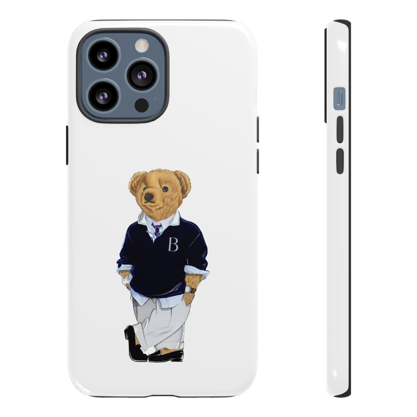 White Bear Though Phone Case