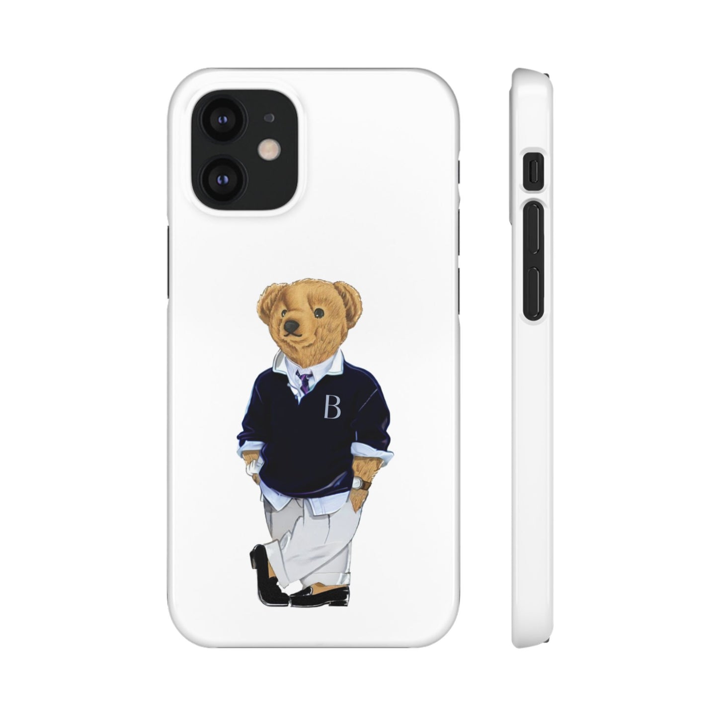 White Bear Snap Case – Bold & Stylish