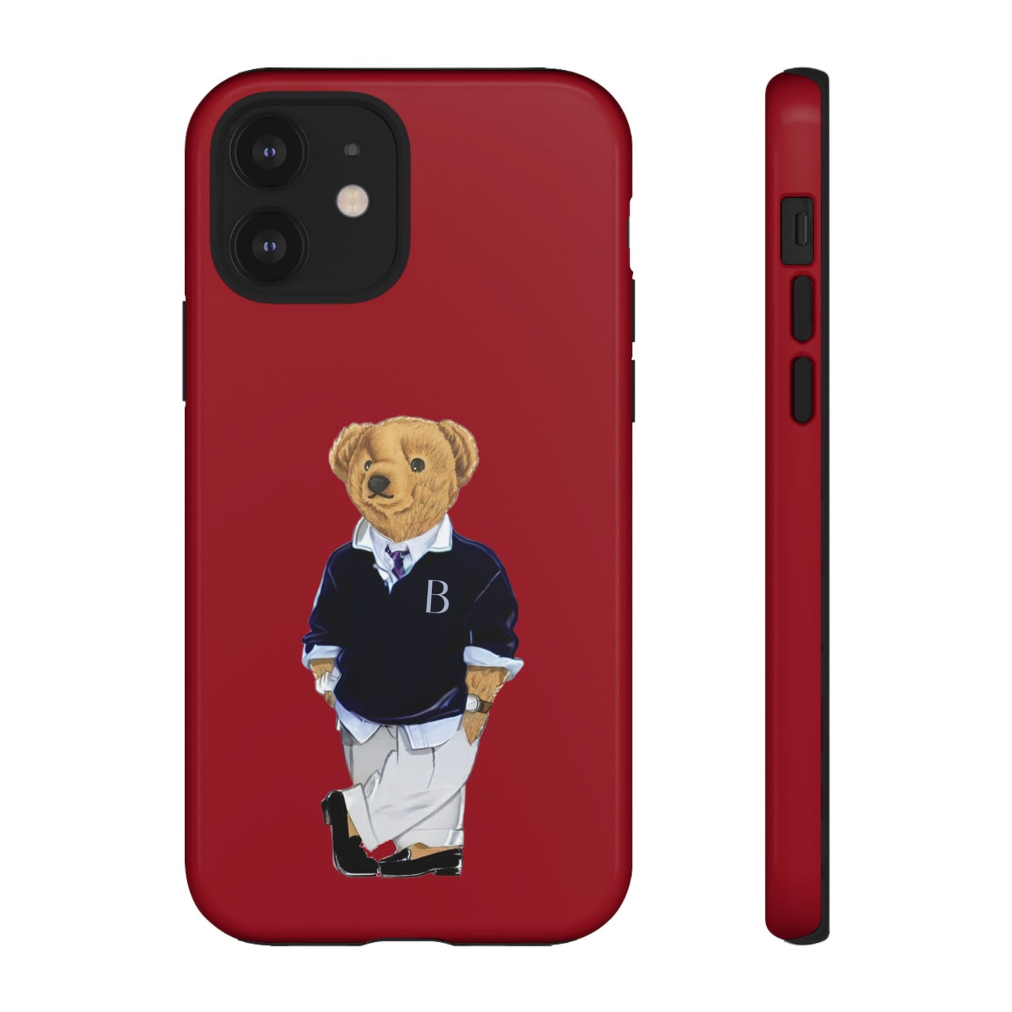 Red Bear Though Phone Case