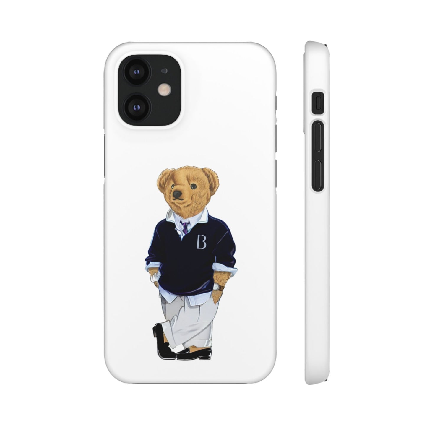 White Bear Snap Case – Bold & Stylish