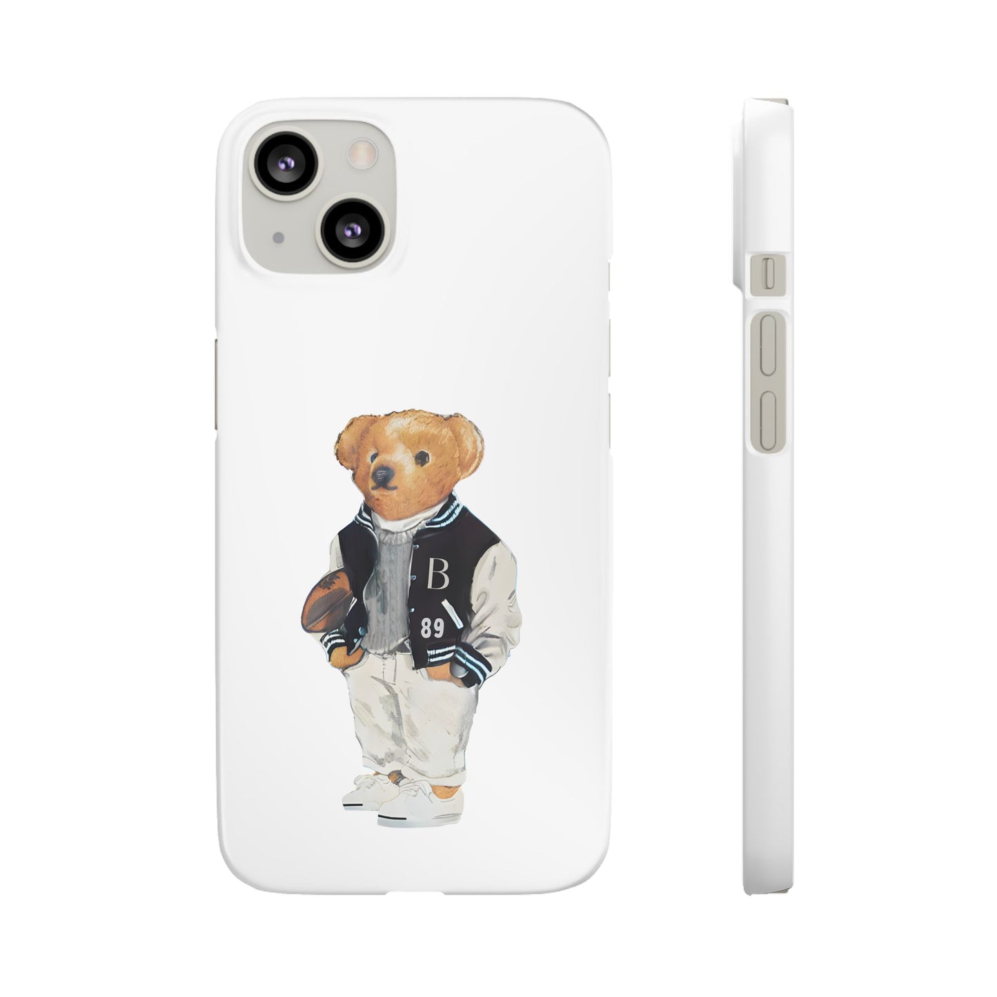 White Bear Snap Case – Bold & Stylish