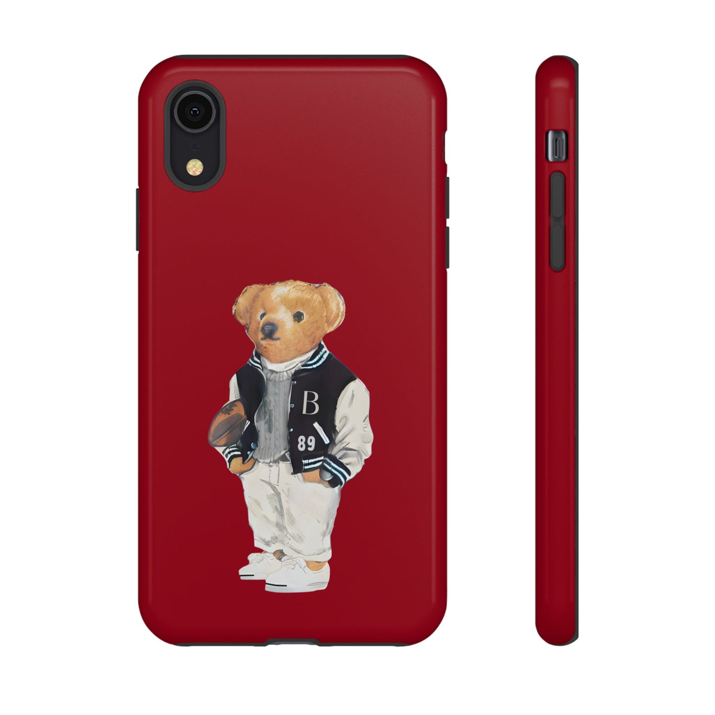 Red Tough Bear Phone Case