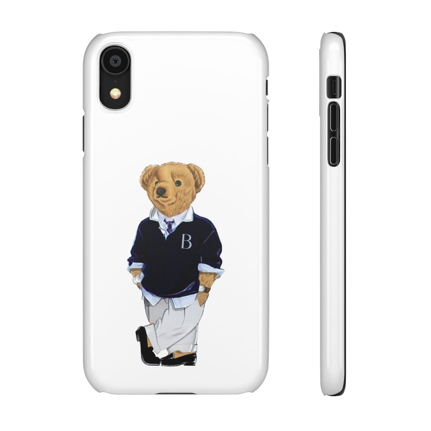 White Bear Snap Case – Bold & Stylish