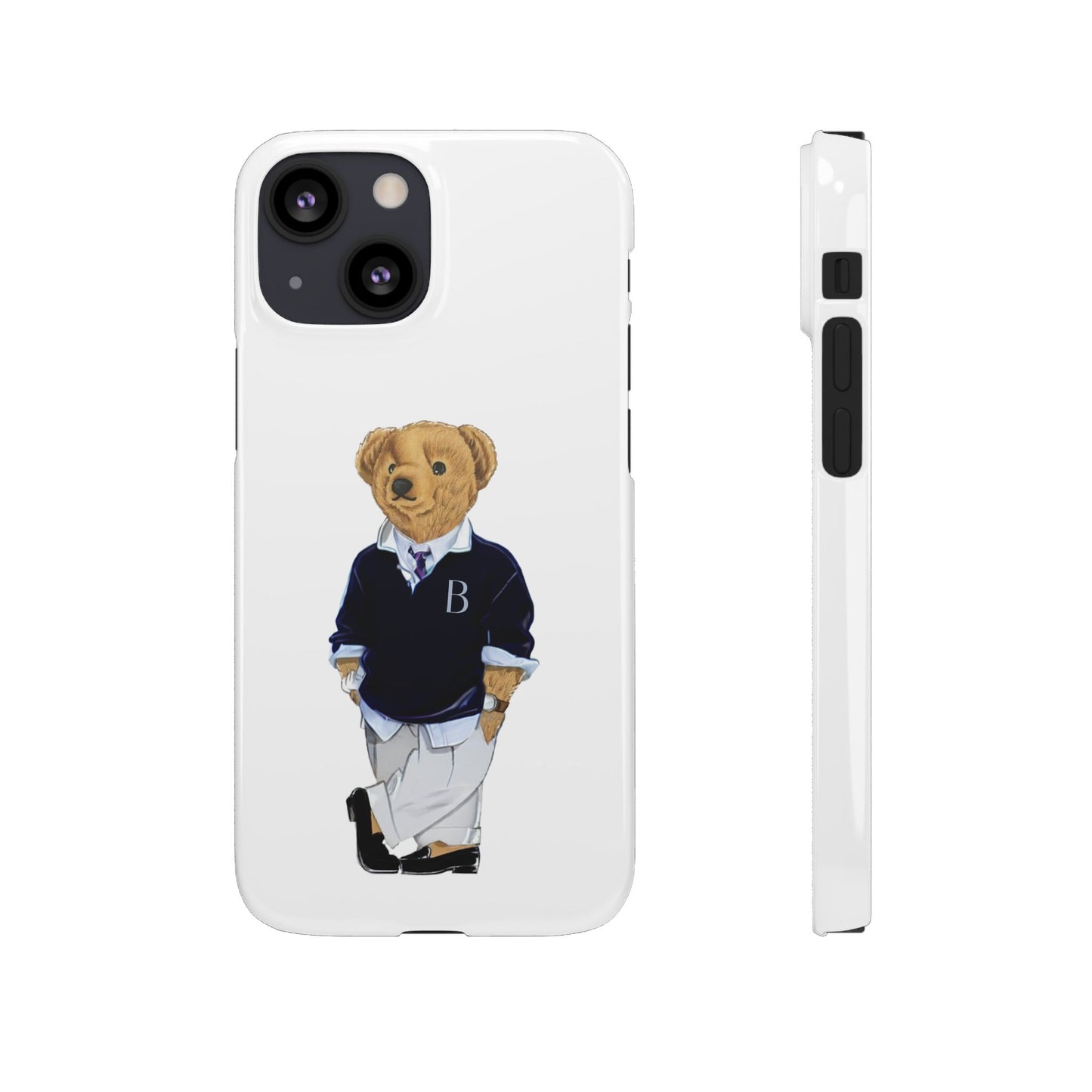 White Bear Snap Case – Bold & Stylish