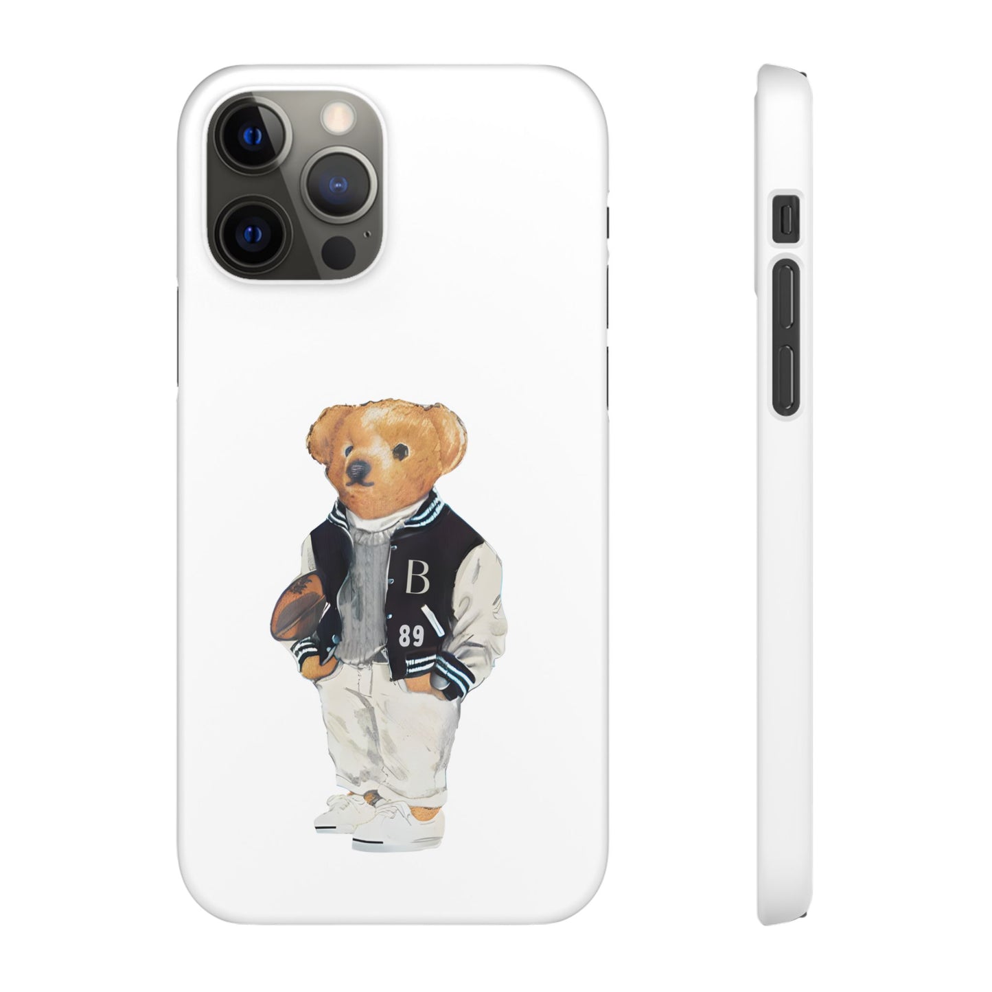 White Bear Snap Case – Bold & Stylish