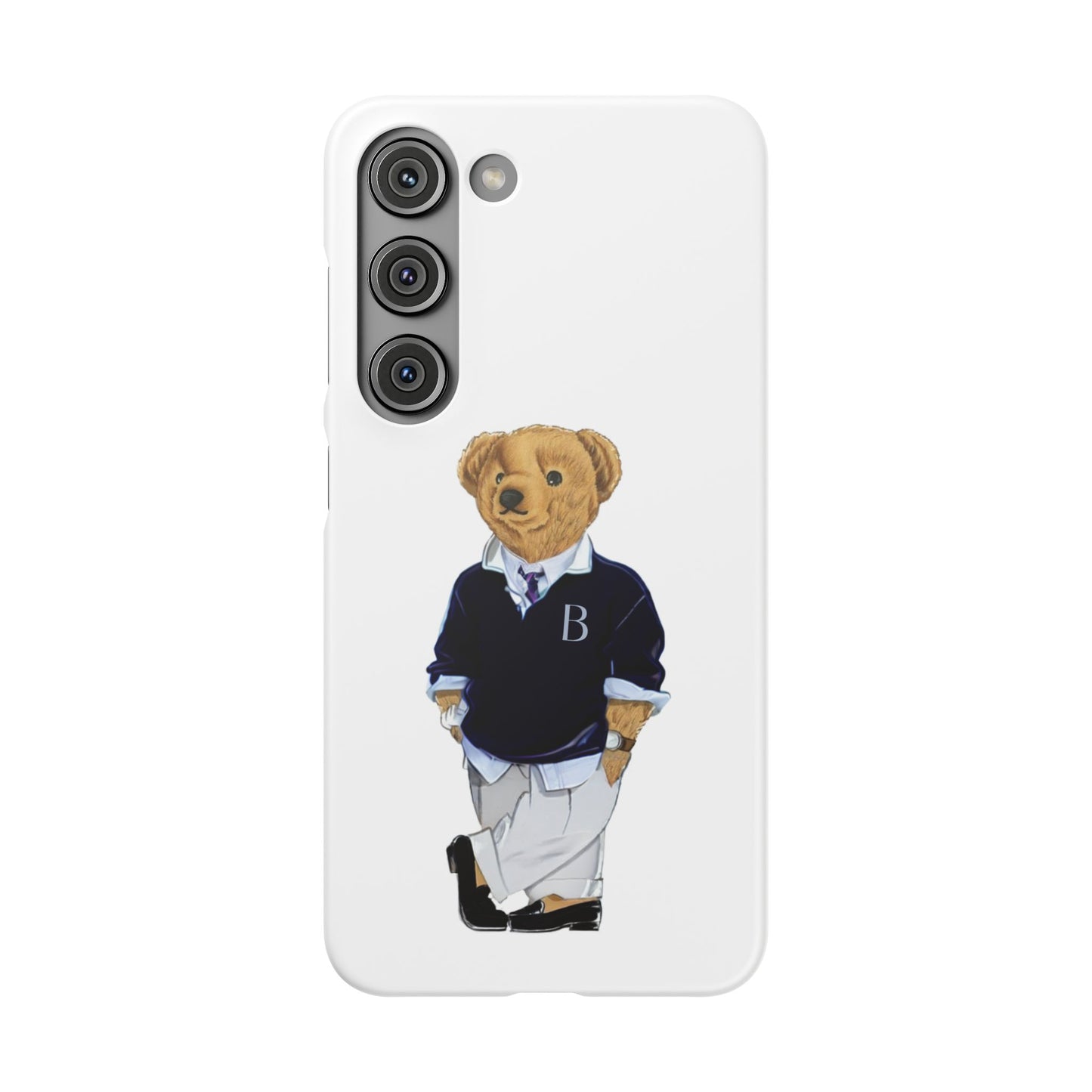 White Bear Snap Case – Bold & Stylish